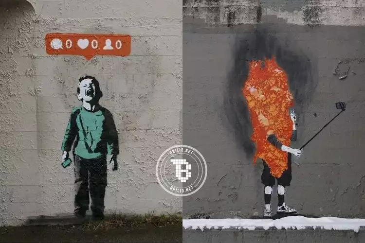 15 Karya grafiti ini tunjukkan mirisnya kehidupan modern, duh! 