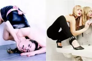 20 Pose model ini aneh dan konyol, cocoknya buat iklan apa ya?