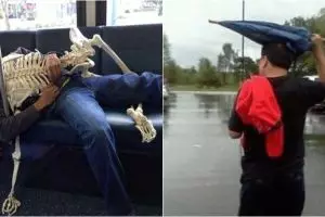 20 Kelakuan orang-orang ini konyolnya kebangetan, bikin ketawa miris!