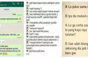 10 Chat putus tiba-tiba ini ngenes tapi bikin ngakak, kamu pernah?  