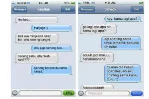 7 Chat gebetan yang ke-'GR'-an ini bikin ngakak, sumpah! 