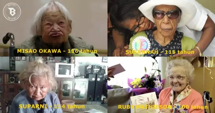 7 Nenek 'sakti' ini bisa berusia 100 tahun lebih, rahasianya apa ya?