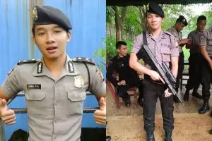 Iqbal  polisi ganteng nan unyu yang mirip bintang Korea, aww!