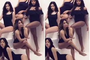 Ada keanehan di foto kumpulan model seksi ini, kamu lihat nggak?