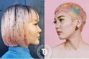 Tren rambut stensil, bisa ubah rambutmu seperti kanvas