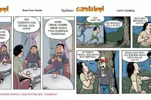 10 Komik strip lucu tentang kopi, pecinta kopi wajib baca! 