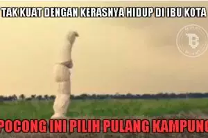 11 Meme pocong dan kuntilanak bukannya bikin takut malah ngakak! 