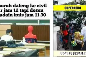 10 Foto candid ini tunjukkan 'Superhero' juga manusia biasa, kocak ! 