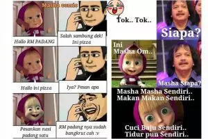 16 Komik strip Masha yang bikin ngakak, idola siapa nih?