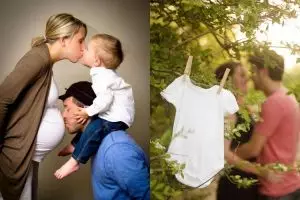 15 Inspirasi foto kehamilan ini lucu sekaligus romantis, mau coba?