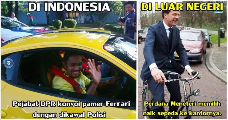 7 Foto tunjukkan beda kehidupan pejabat luar negeri dan Indonesia