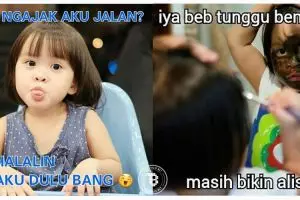 21 Meme Kala Madali, anak Zaskia Mecca yang bakal mengocok perutmu