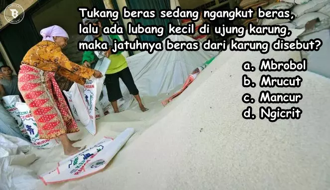 Tebak-tebakan bahasa Jawa © berbagai sumber Tebak-tebakan bahasa Jawa © berbagai sumber