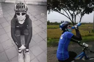 14 Foto Haruka JKT48 gowes Jakarta - Surabaya, keren banget! 
