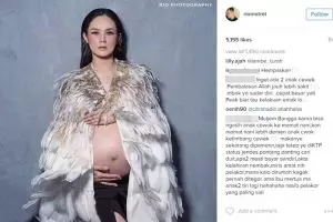 Foto Mulan Jameela hamil besar ini tuai hujatan, duh kenapa ya?