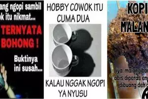 18 Meme 'ngopi nikmat' ini bikin ketawa sendiri, kocak abis!
