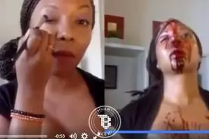 Serem, wanita ini kesurupan saat sedang merekam tutorial makeup! 