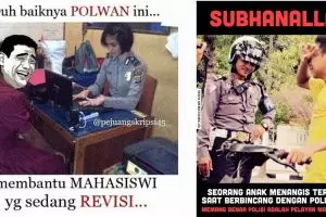 14 Meme 'positif thinking' pada Polisi ini lucu banget, bikin ngakak! 