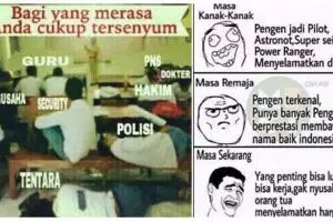 8 Meme 'cita-cita realistis' ini dijamin bikin kamu cekikikan sendiri