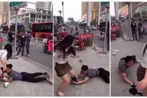 Pria ini diputusin lalu menangis dan memohon di kaki pacarnya, ealah!