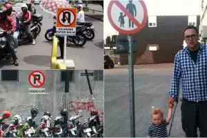 20 Aksi orang-orang melanggar tanda peringatan ini bikin ngelus dada! 