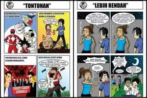 Komik ini sindir realita kehidupan masyarakat masa kini, mak jleb!