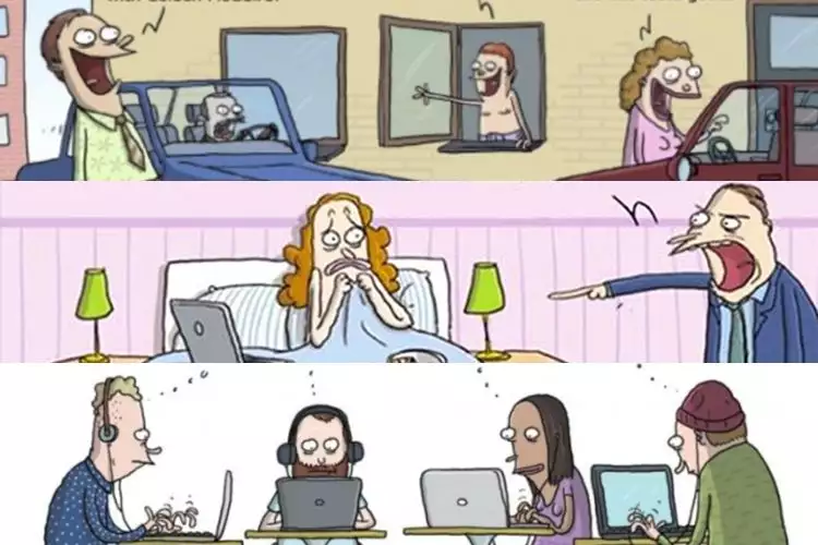 16 Komik strip ini sindir gaya hidup orang modern, awas tersinggung!