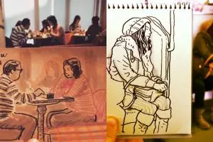 Pelukis ini jadikan tiap orang yang dia temui sebagai model karyanya