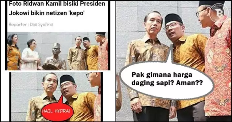 9 Meme 'Ridwan Kamil bisiki Jokowi' ini bikin ngakak, kocak banget!