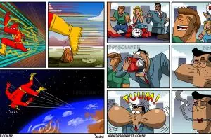 20 Komik strip tingkah usil superhero ini bikin ketawa ngakak