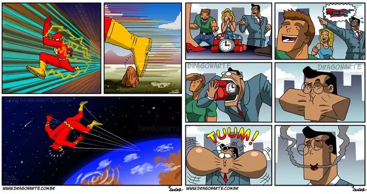 20 Komik strip tingkah usil superhero ini bikin ketawa ngakak