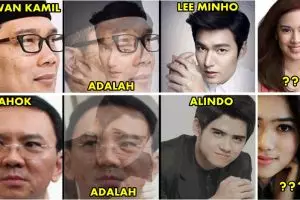 Ssstt! ini dia wajah 11 publik figur Indonesia menurut aplikasi Vonvon