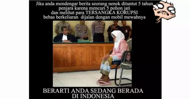 10 Meme sindir ketimpangan hukum di Indonesia, duh miris! 