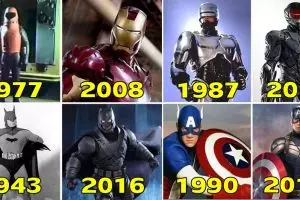 13 Transformasi kostum superhero dari masa ke masa ini keren banget   