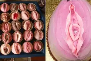 20 Kue ini bentuknya mirip dengan 'Miss V',  kok begitu ya?