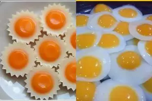 Unik! Ini resep puding telur ceplok,  bikin yuk buat menu buka puasa