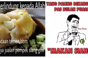 18 Meme 'hanya di bulan Ramadan' ini bikin ngakak sampai mules 