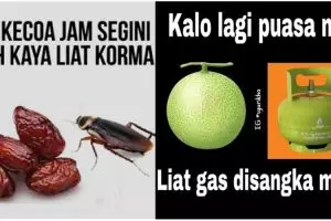 12 Meme 'terkecoh di bulan puasa' ini bikin gemes, berani lihat nggak?