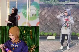 9 Gaya berhijab simpel ala artis yang bisa kamu tiru 