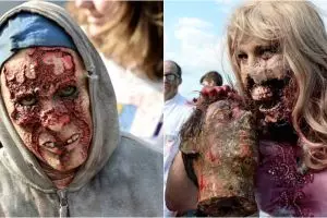 16 Foto makeup zombie ini bikin kamu merinding,  awas nggak bisa tidur