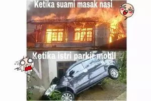 6 Meme kocak suami dan istri bertukar peran ini bikin ketawa ngakak!