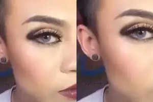 Orang ini buktikan keajaiban makeup, bikin pangling lihat perubahannya