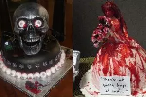 20 Kue berbentuk menyeramkan ini bikin takut memakannya, kamu berani?