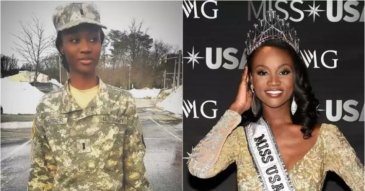 Deshauna Barber, tentara wanita pertama yang raih gelar Miss USA