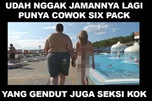 10 Meme kocak 'cowok gendut menang banyak' bikin ngakak deh! 