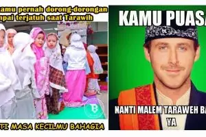 20 Meme salat tarawih ini pasti bikin kamu cekikikan sendiri