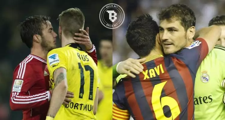 5 Persahabatan karib ini terjalin di balik rivalitas 2 klub sepak bola