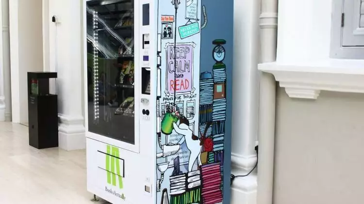 Beli buku tak perlu ke toko, Singapura sudah punya vending machine-nya
