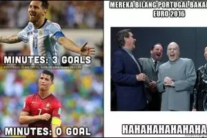 9 Meme sindir hasil imbang Portugal vs Islandia, lucu abis!
