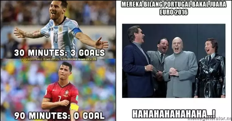 9 Meme sindir hasil imbang Portugal vs Islandia, lucu abis!